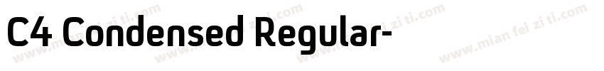 C4 Condensed Regular字体转换
